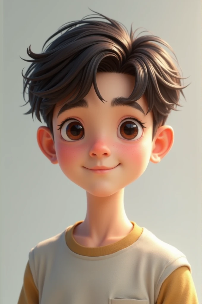 white boy,shorth hair,dark brown eyes