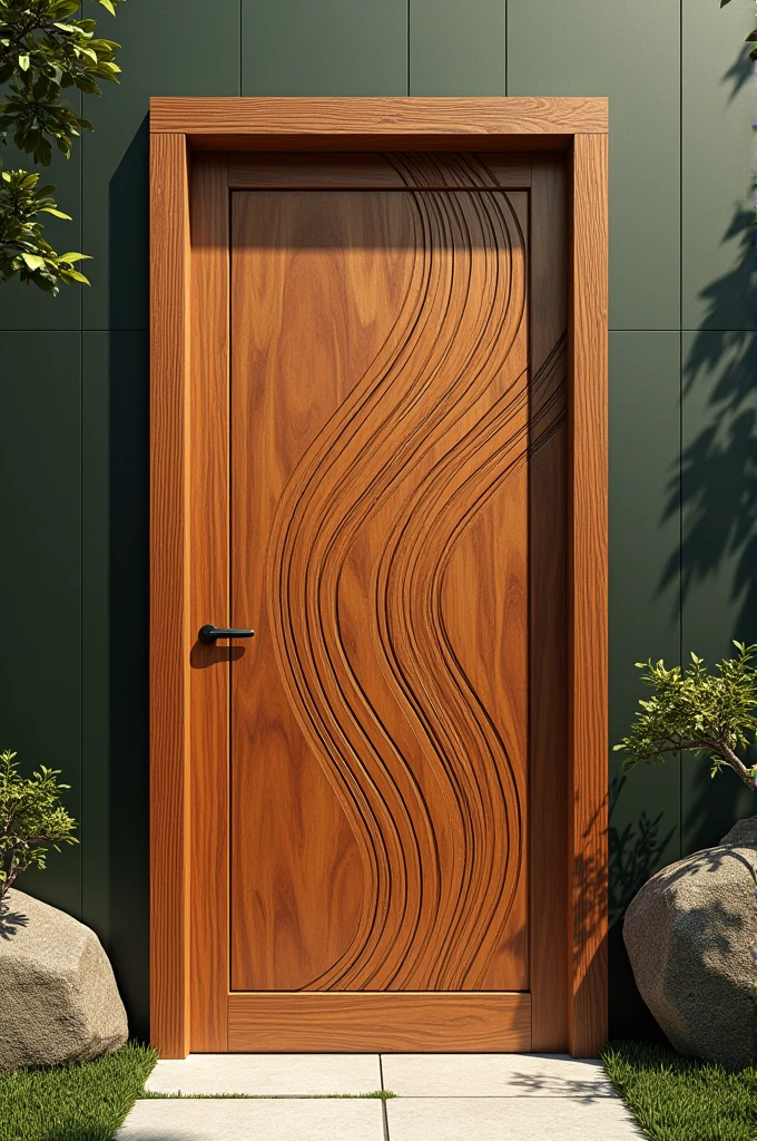 Exterior wood design, art