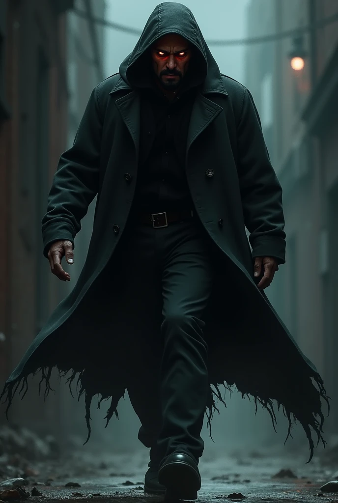 You can create a gang with a dark aura in the eyes and also around it? And also make him walk!