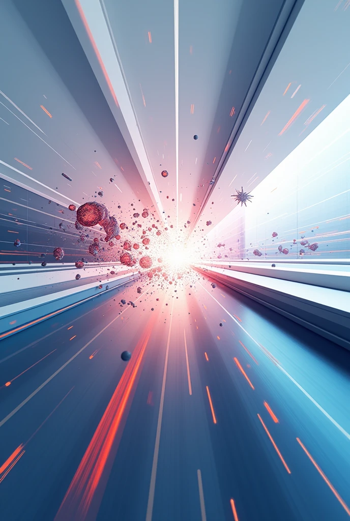 An image that addresses the content of Chemical Kinetics to use on the cover of my slide, the image must be a reference for speed or velocity of reactions.