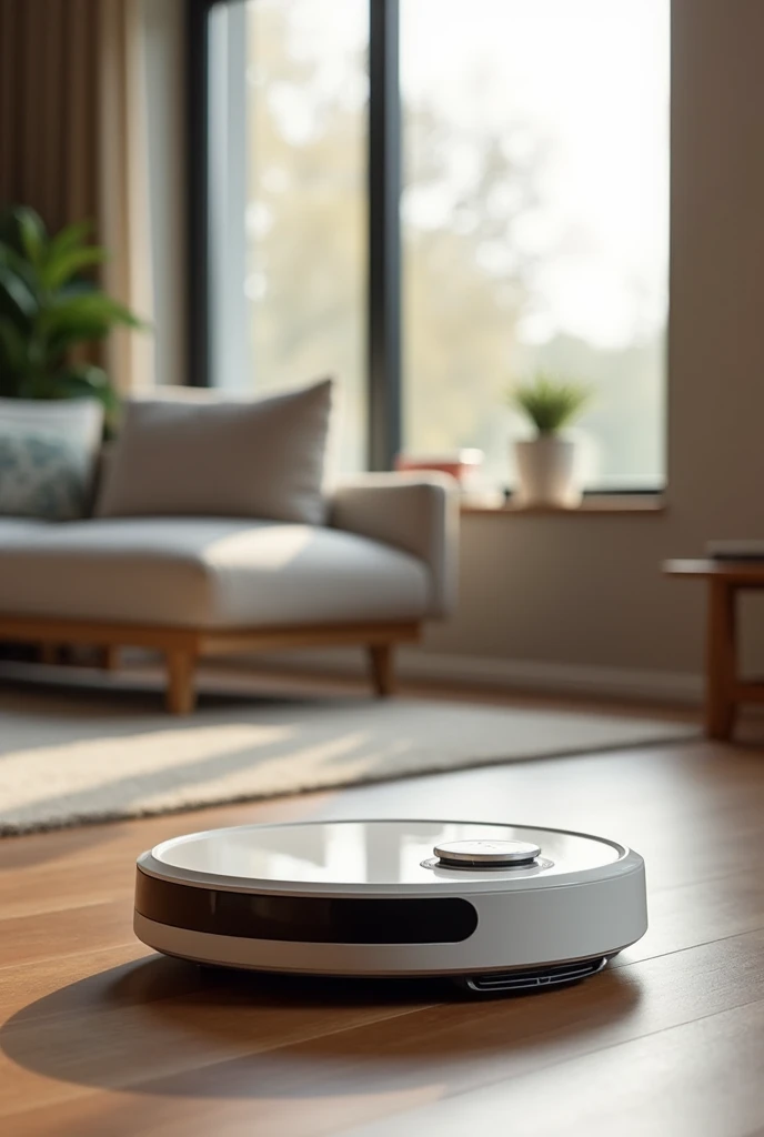 A voice-controlled vacuum cleaner