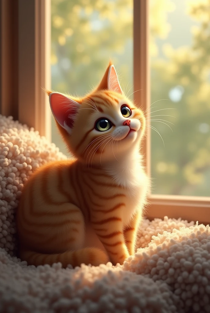 one cat