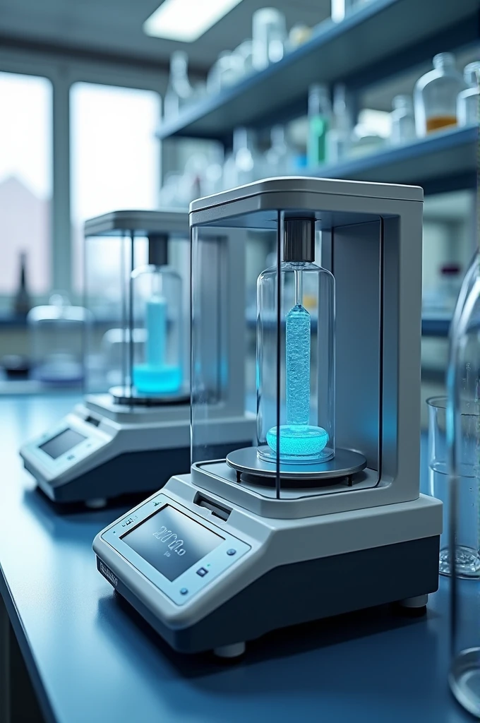 Create me an image of analytical balances in biology