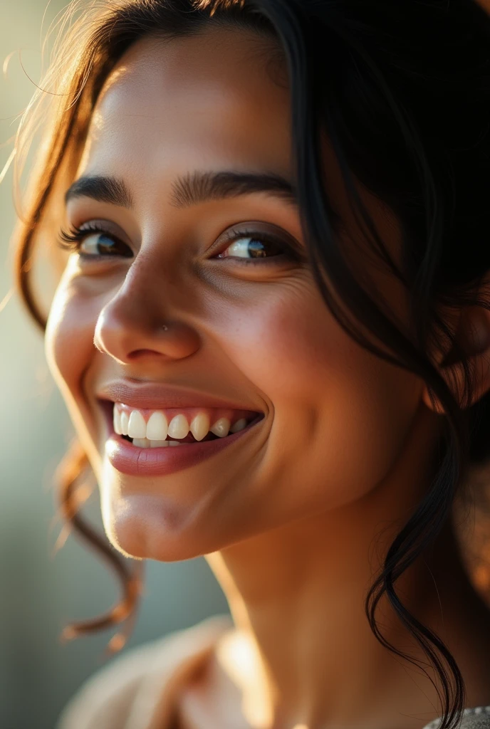 Bangladeshi Beautiful girl face smiling