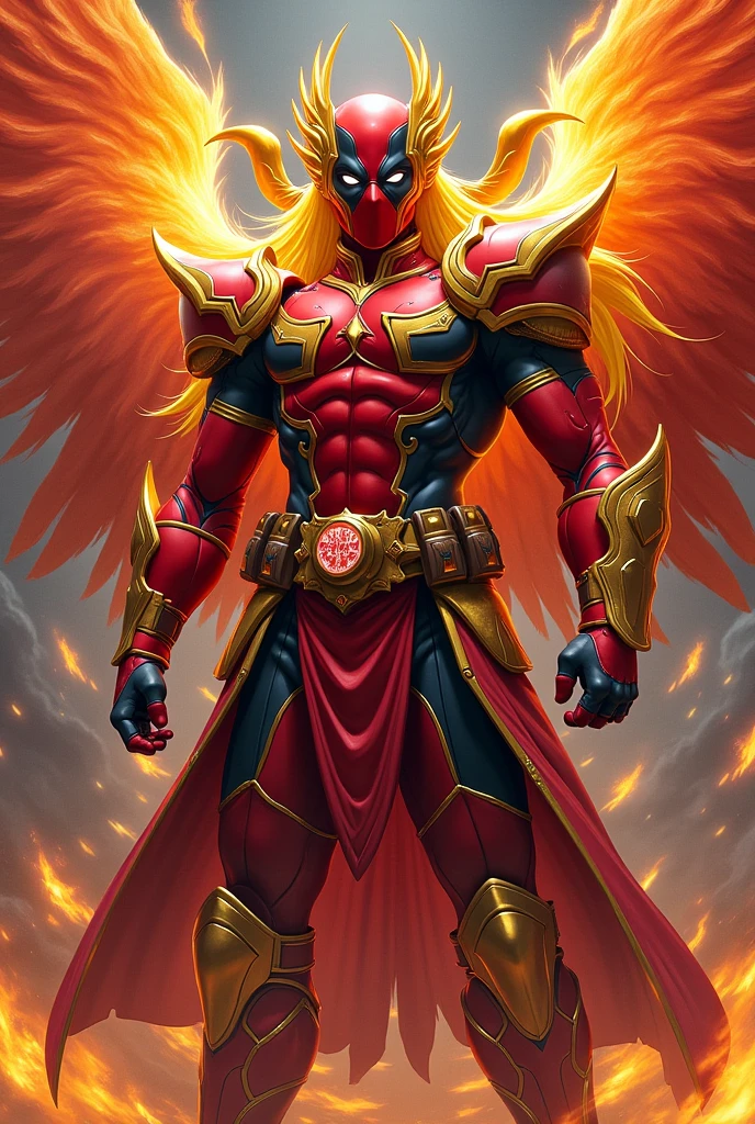 Phoenix Ikki dressed as Deadpool