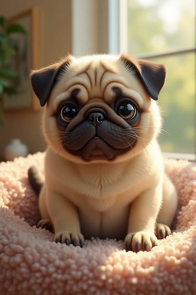 Cat with Pug