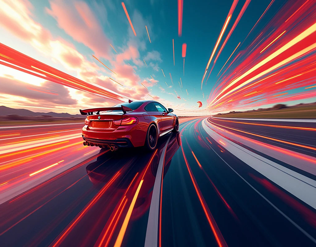 An image that has the effect of speed, but I don&#39;t want with cars, withouth People , or objects. 