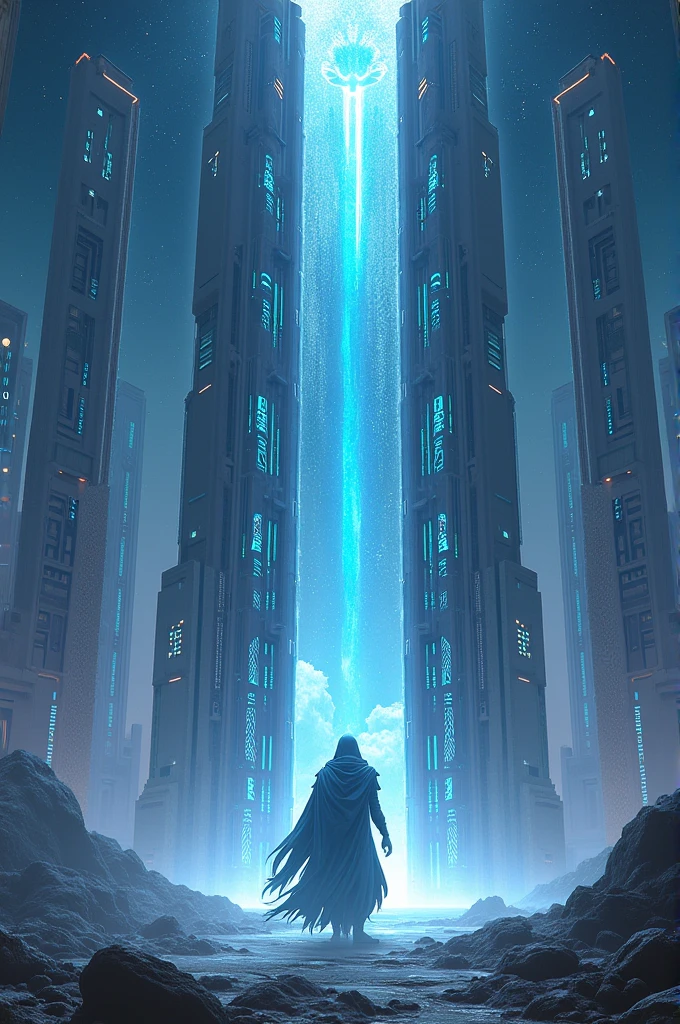 God of the Towers of Aquarion, visionary of stars and innovation. He inspires progress, the invention and the connection with the future. Water Suits. A waterfall inside it