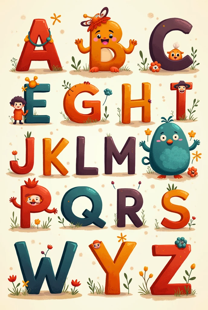 only A alphabet for
