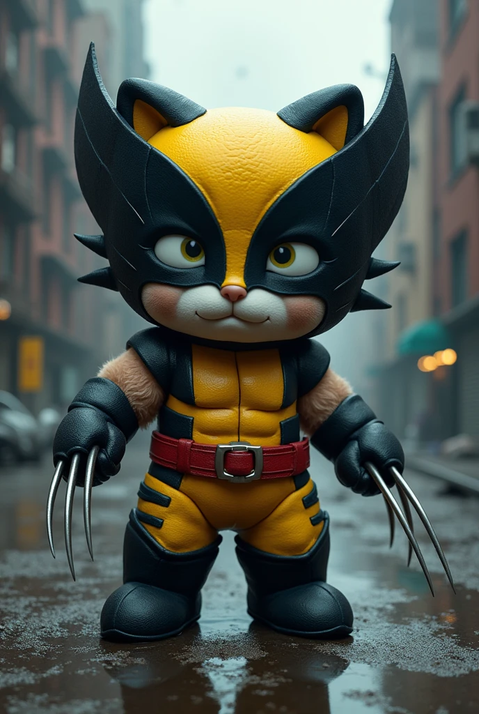 Hello Kitty dressed as Wolverine