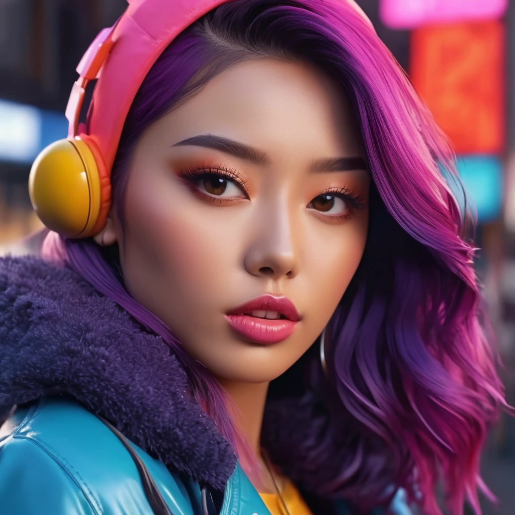 create an image demonstrating the style of ((C-Pop)) style, hyper realism, 8k high definition, vibrant colors, sharp focus, insanely detailed