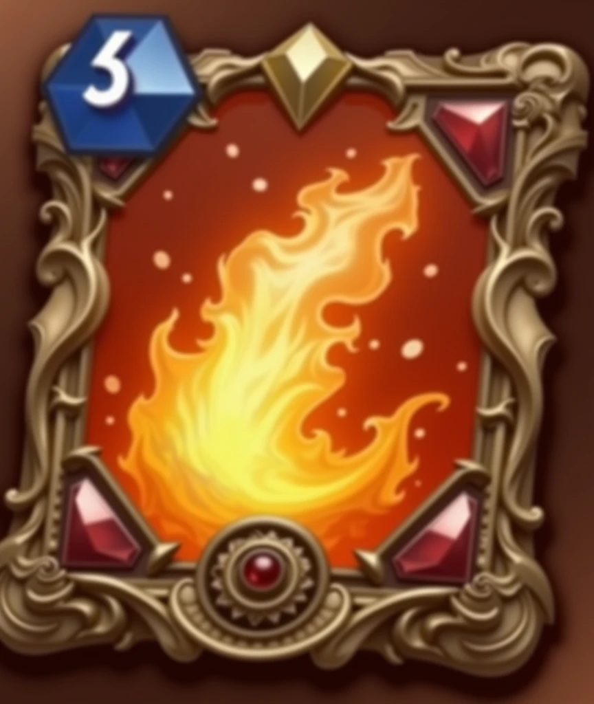 Design a 3D-stylized card frame for a SOLMON card inspired by the elegant design in the provided image. The frame should feature slightly thicker corners to give it a more robust and pronounced appearance, while maintaining the overall sleek and intricate style. Use a metallic gold color for the frame, with a polished, reflective surface that highlights the edges and corners. Incorporate subtle design elements, like slight engravings or patterns along the thicker corners, to add a touch of sophistication and depth. Ensure the middle of the frame remains empty, creating a clean space where character artwork can be placed. The overall design should evoke a sense of luxury and power, while still being aligned with the SOLMON universe's aesthetics.