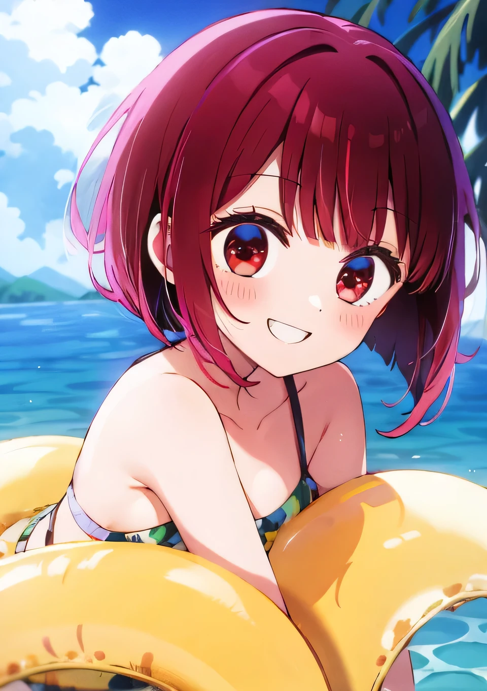 tropical smile hula