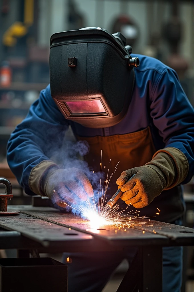 Image of MIG welding process