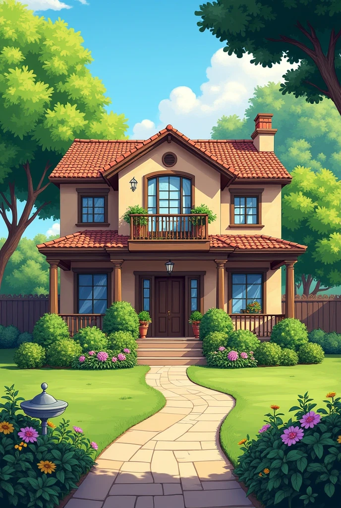 A peaceful daytime shot of Florencia Rivera’s home, showing a well-kept suburban house with a garden. This contrasts with the earlier image of the nighttime arrest, highlighting the vulnerability of the scene and the shock that such a crime could have taken place there.
