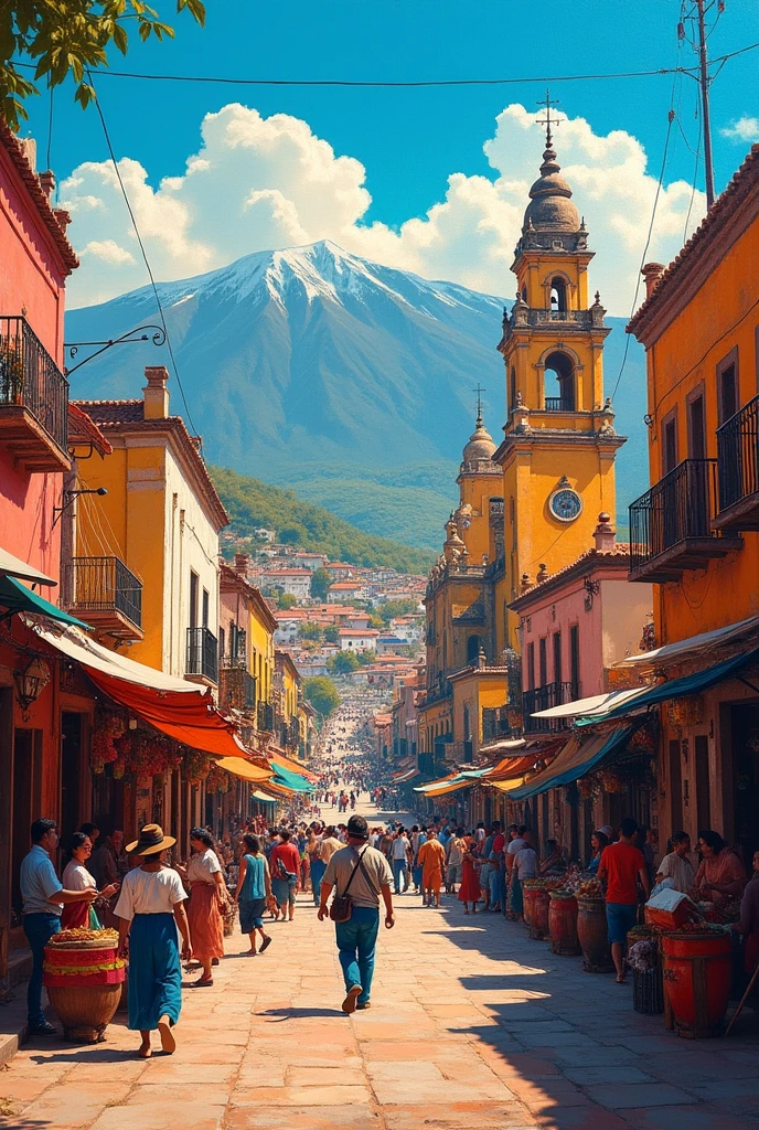 An original painting that I can do! That reflects the anniversary of the city of TACNA (Peru)