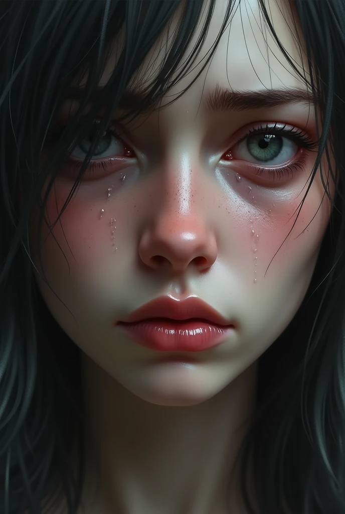 Crying sad face