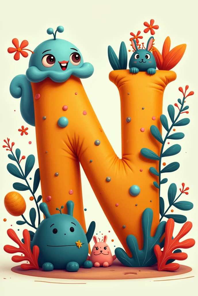 N letter for kids