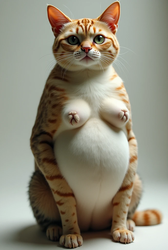 Cat with tits

