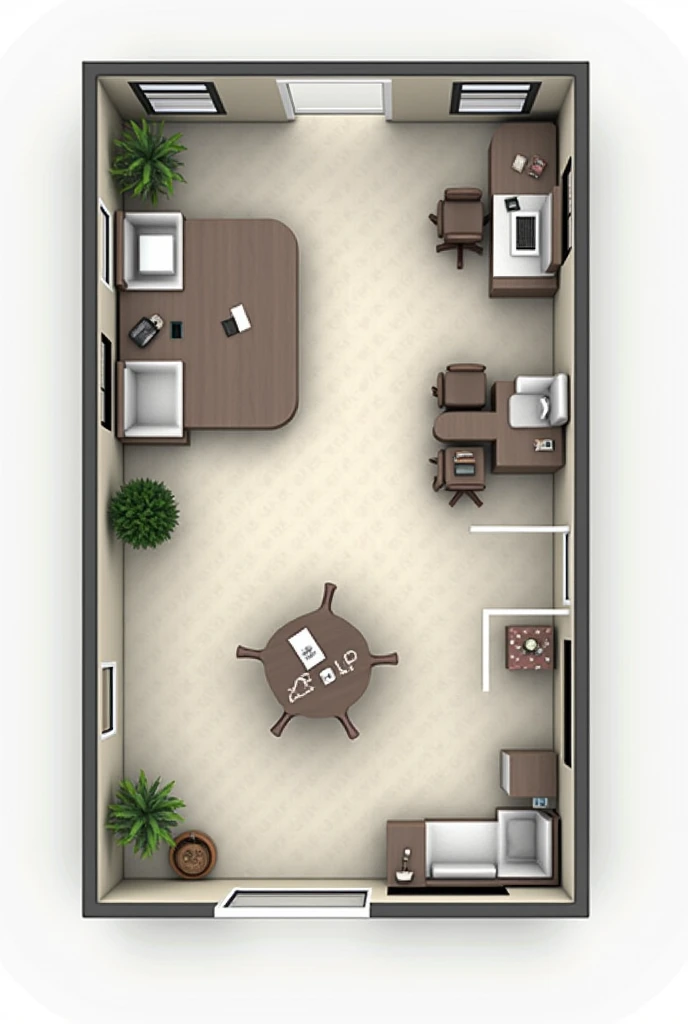 office floor plan 2d