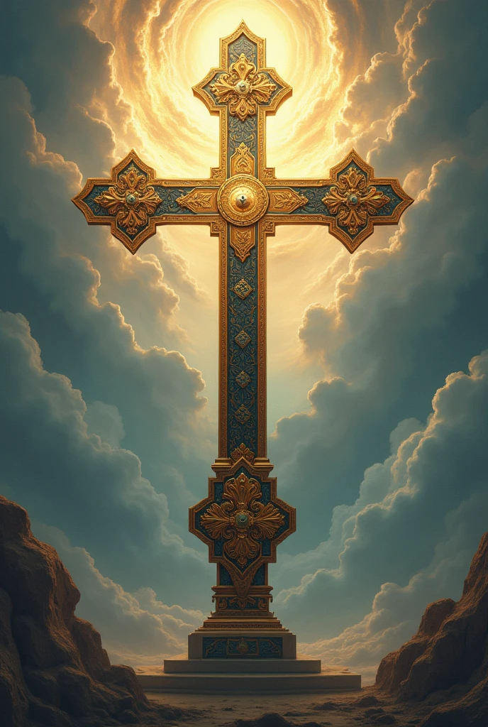 Generate an image of an Orthodox cross