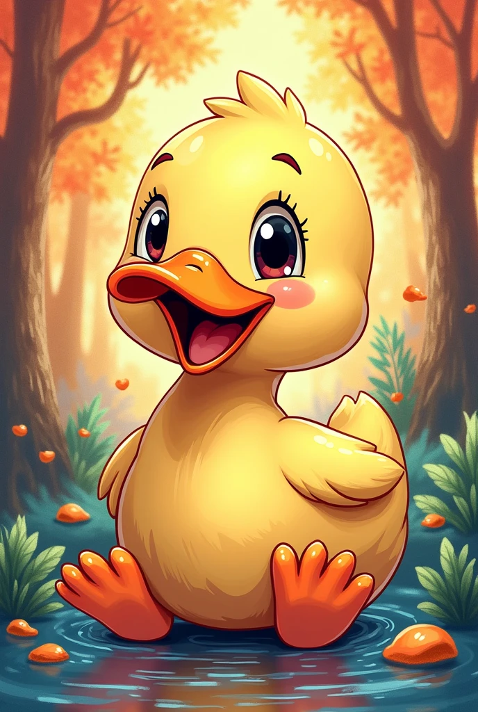 Image for Instagram page with the phrase with the background with a duck drawing
 " PATOTABOCOENSE "