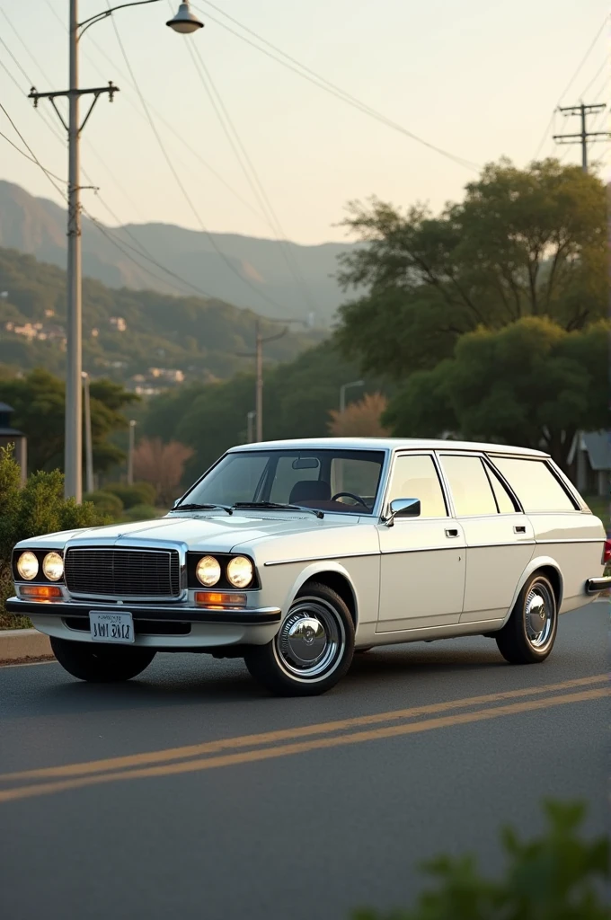 Nissan AD station wagon, white, year 2006