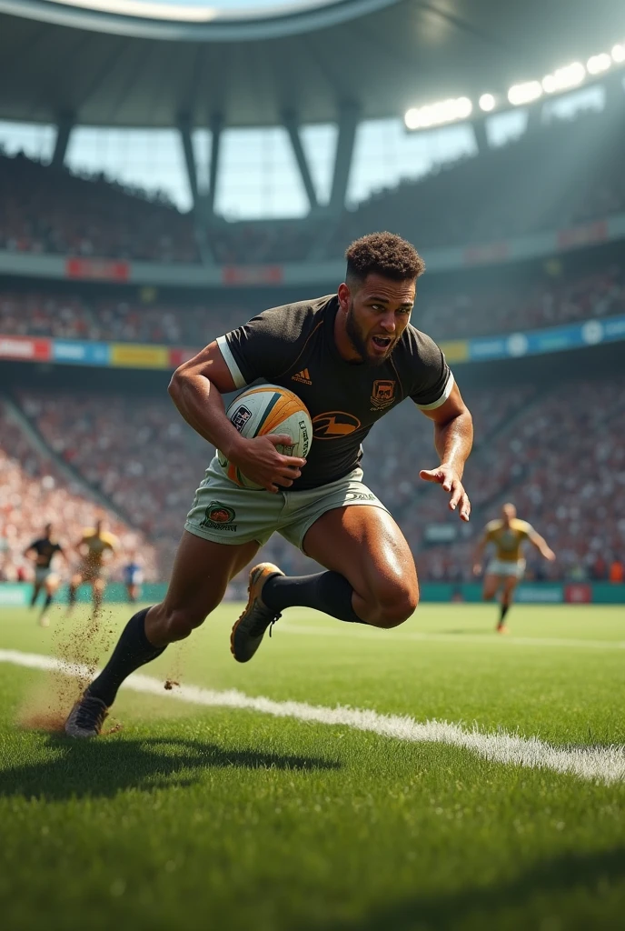 Rugby Sevens player goal