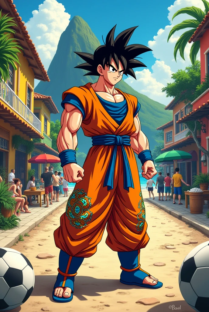 create a botafoguense goku
