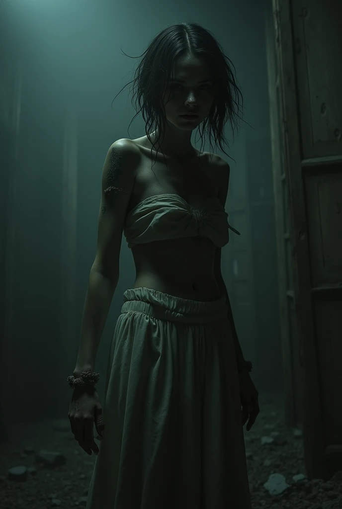 schizophrenia as a creepy woman 