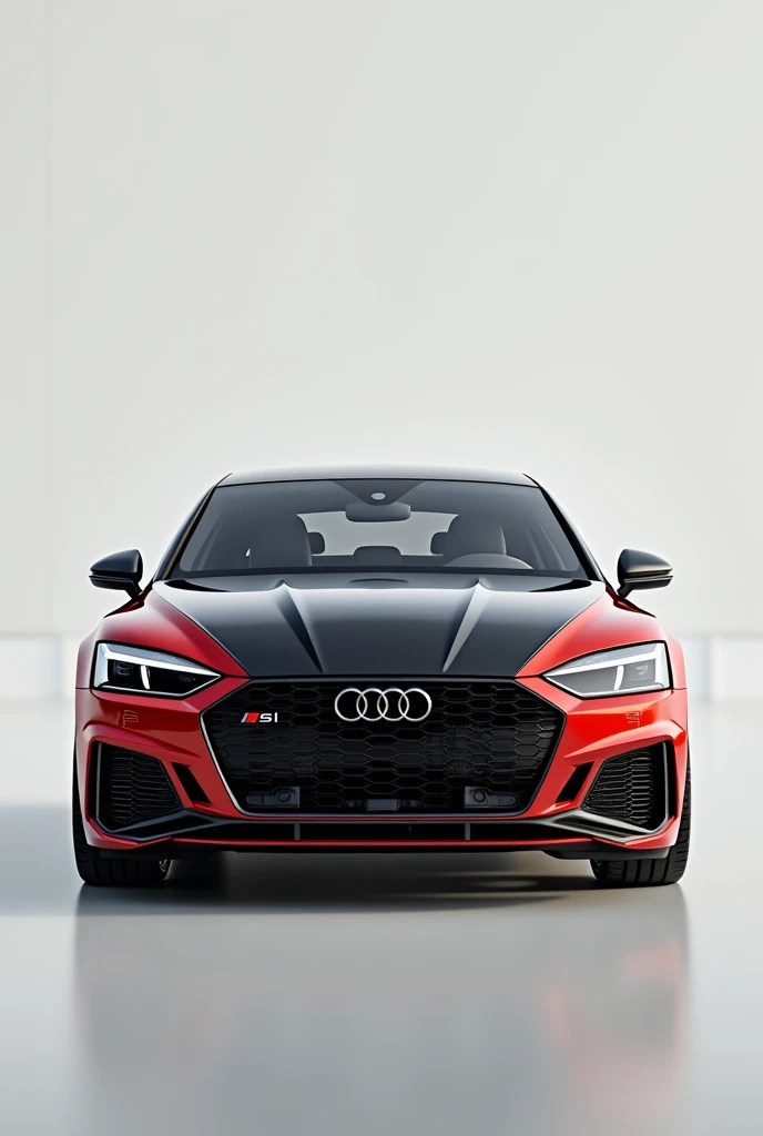 Audi S5 8t Facelift in rolls royce two-tone style. The whole car should be visible