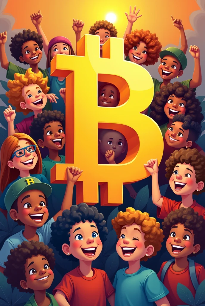 bitcoin propaganda with children

