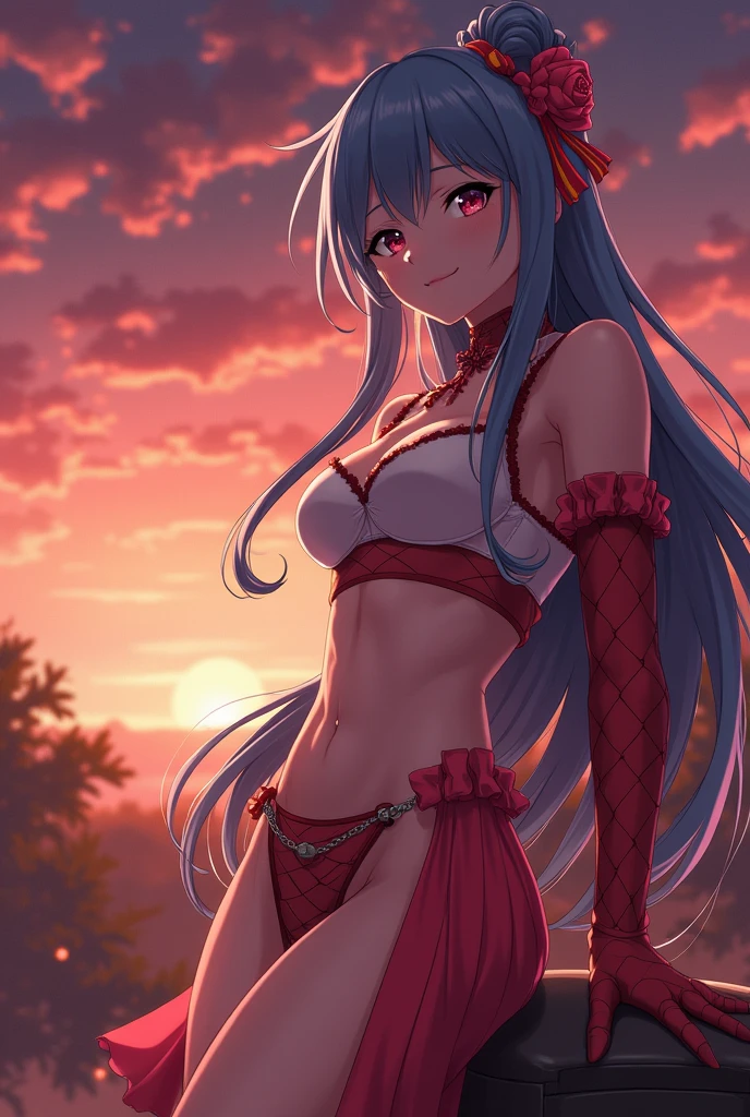 put a hentai-like anime background