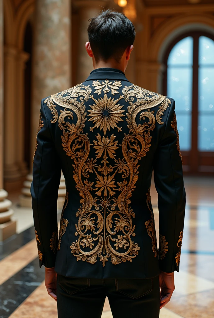 PROM JACKET OF A GREEK GOD