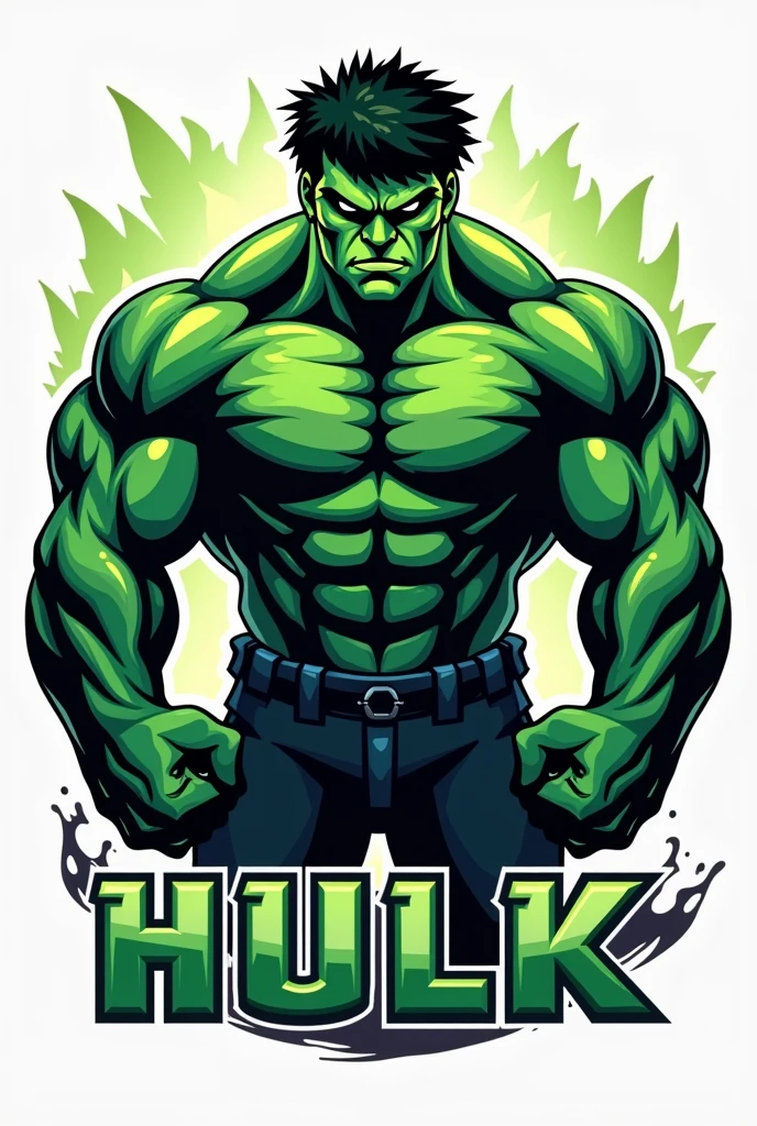 Logo. Hulk gym strong