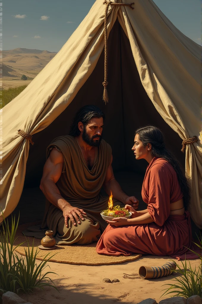 So after matalo nila Sisera, tumakas sya at naghanap ng kanlungan sa tent ni Jael, asawa ni Heber na Kenite. Pinatuloy ni Jael si Sisera and then binigyan nya ng gatas, na nagbigay naman kay Sisera ng like peace of mind.