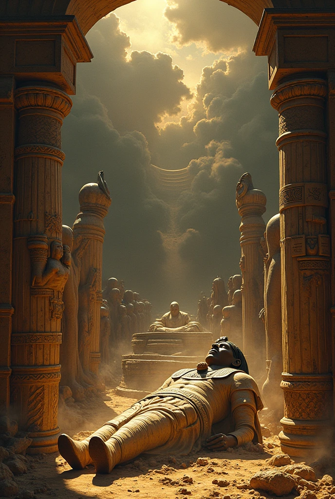 The death of Osiris caused profound chaos in both the divine and earthly worlds in Egyptian mythology.. Osiris was seen as the god of order, Justice and life after death, and his death left a void that destabilized both the realm of the gods and the world of mortals.. Here I explain how the chaos arose after his death: