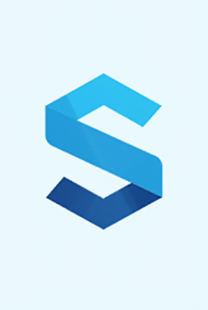 Create an icon for a company, which is dedicated to electronic engineering services, using the blue S.,in a clear and vectorized way.