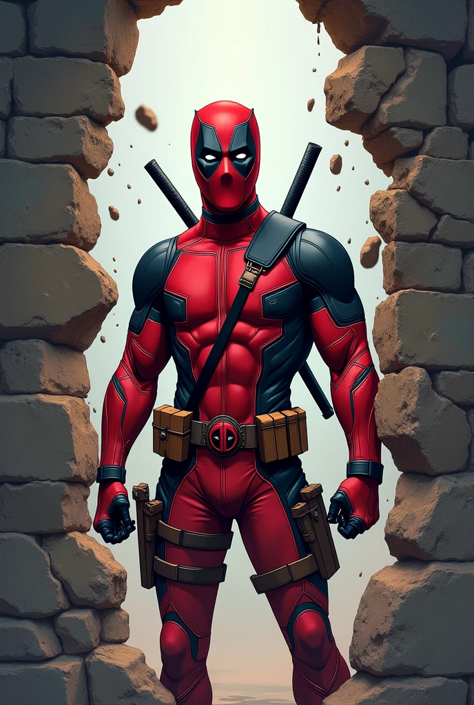 Deadpool breaking the 4th wall