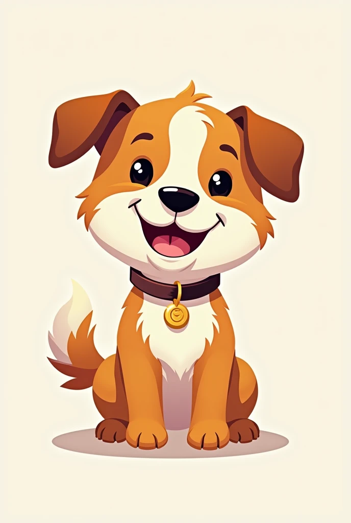 create a logo for my dog that went viral on tik tok