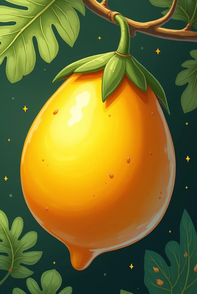 Create a pitomba fruit flag
