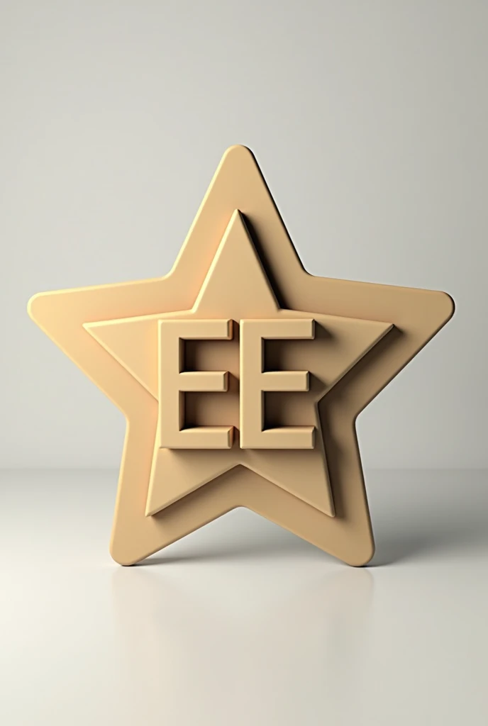 Logo written state school professor Antônio lago written inside the star EE Logo in 3D Celebrating 60 years 