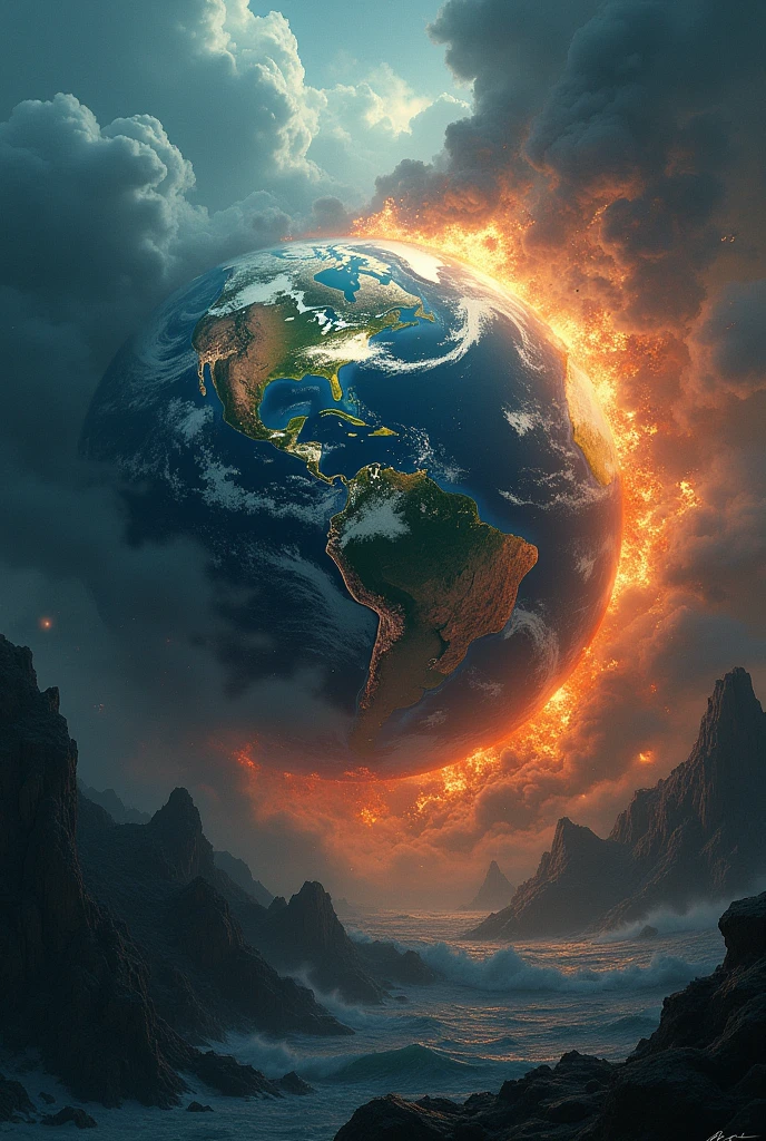 (Global warming) (global) (earth) (disaster)