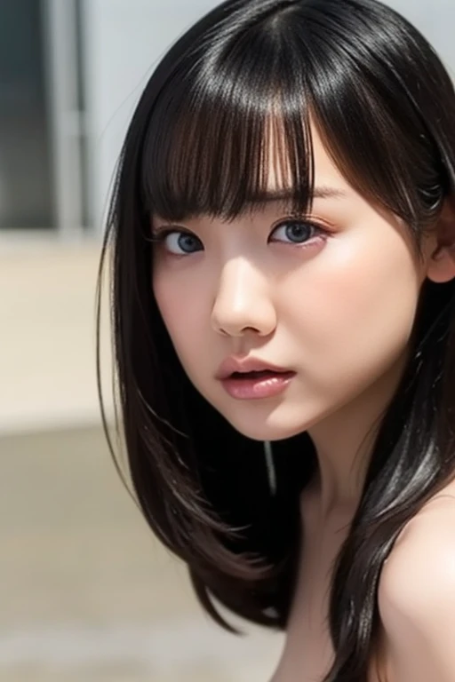 masterpiece, Highest quality, Unreal Engine, Super Resolution, Very detailed, Complex, colorful, Clear images, Sharp focus, Digital Blending,
One beautiful woman, A single actress, ashidamana, Perfect Eyes, Perfect Face, Ultra detailed hair, Ultra detailed face, Very detailed lips,Vivid expression, Healthy Body, very cute, Realistic details of an Asian person's sweat glands, Smooth skin texture, Carefully drawn,
(humidity:1.2), Beautiful Eyes, (Attractive face:1.2), (Beautiful Skin), (Big Breasts), (Ultra glossy, Bondage Rubber Suit), High heels, Puffy nipples, Tight waist, Sticky with sweat, (Oily skin), (Oily and shiny suit), Sexy pose,
Studio Photo, Outdoor, In the back alleys of the slums, Low angle shot from the feet,