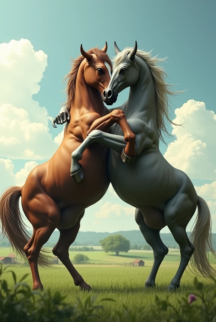 It makes a cow have sex with a horse 