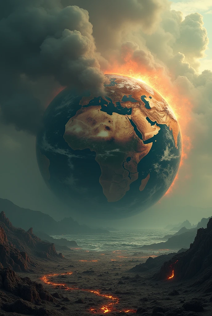 Global warming, global earth,disaster