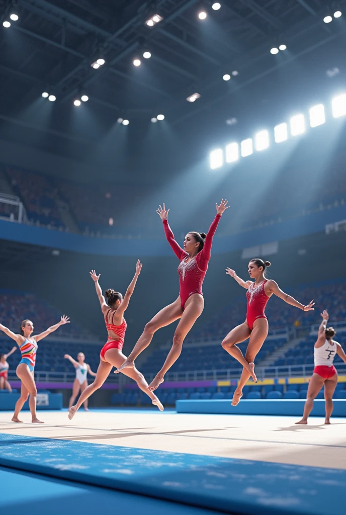 artistic gymnastics training arena