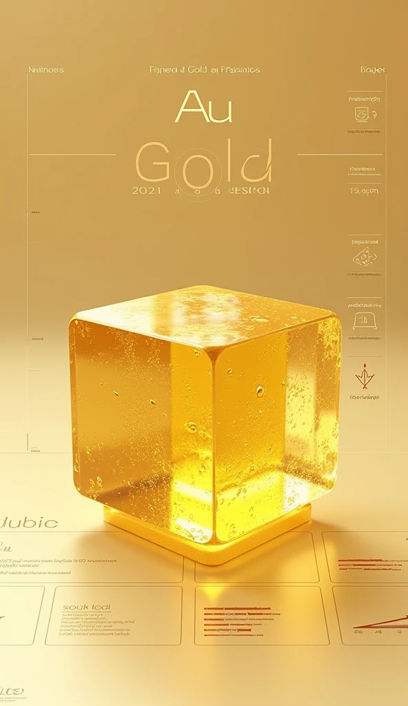 Charts showing these properties Group: Native elements.
Composition: Pure gold (At).
Crystallization system: Cubic.
Hardness: 2.5 - 3 on the Mohs scale.
Specific weight: 19.3 g/cm³.
Exfoliation: None.
fracture: Concoidea, but often distorted due to malleability.
Color: Metallic yellow.
glow: metallic.
raya: Golden yellow.