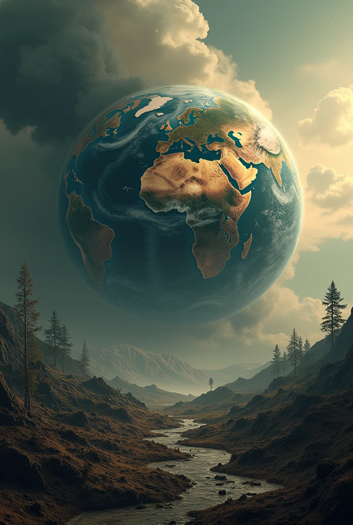 Global warming, global earth,disaster