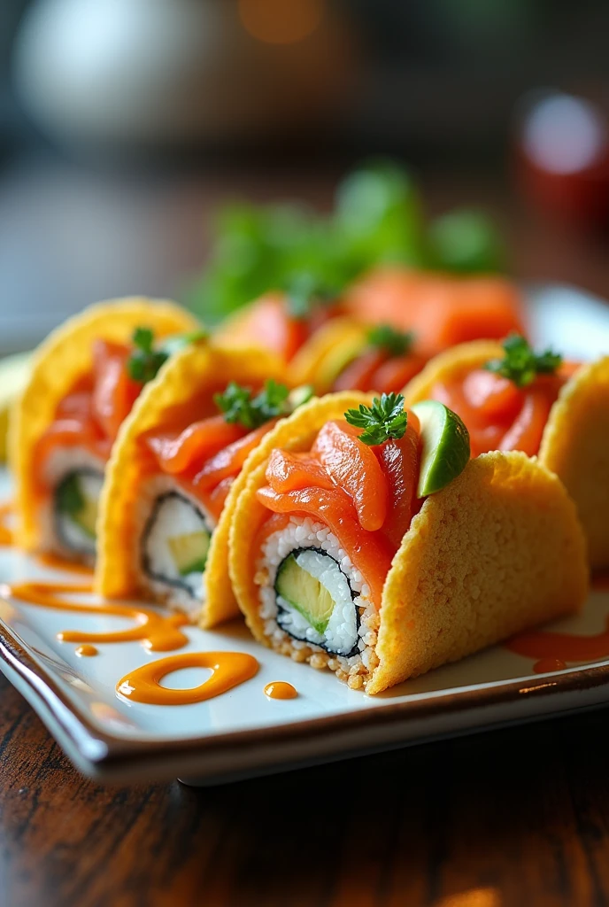 Sushi tacos
